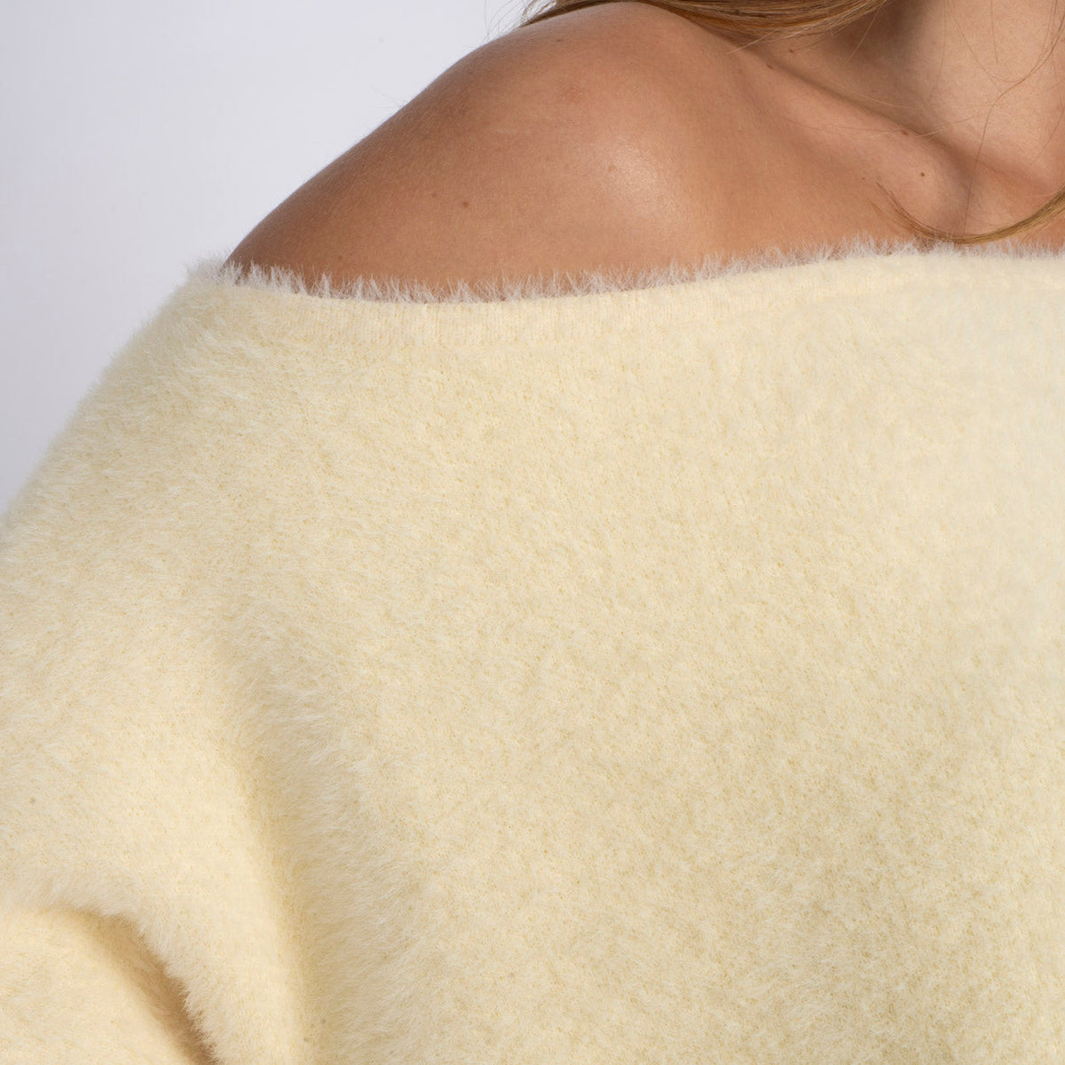 Lorena | Jersey de hombros descubiertos