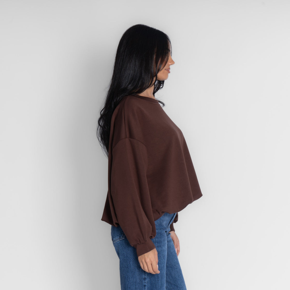 Mara | Jersey oversize fruncido