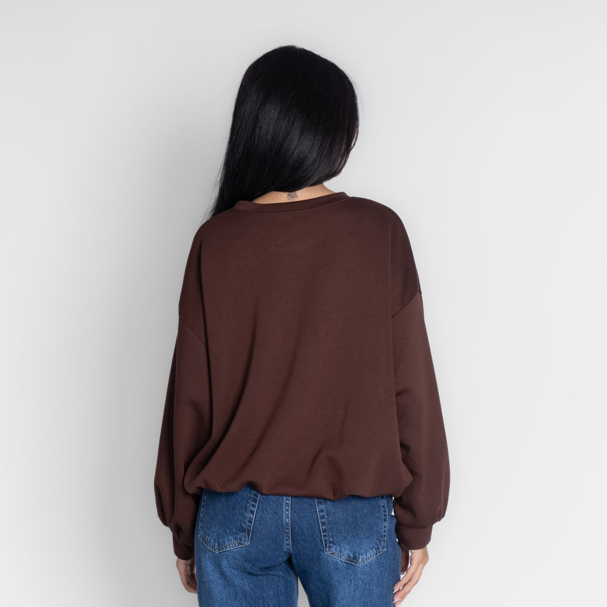 Mara | Jersey oversize fruncido