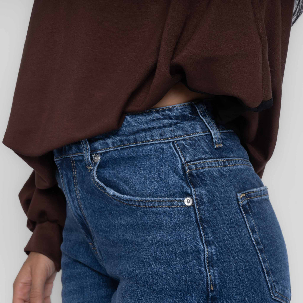 Mara | Jersey oversize fruncido