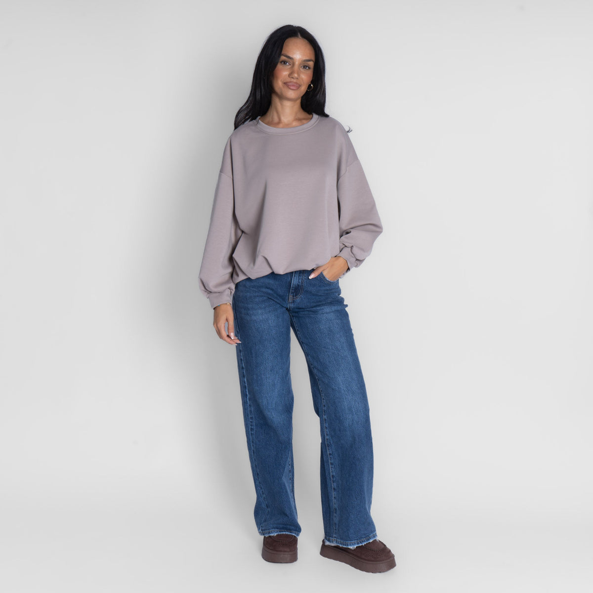 Mara | Jersey oversize fruncido