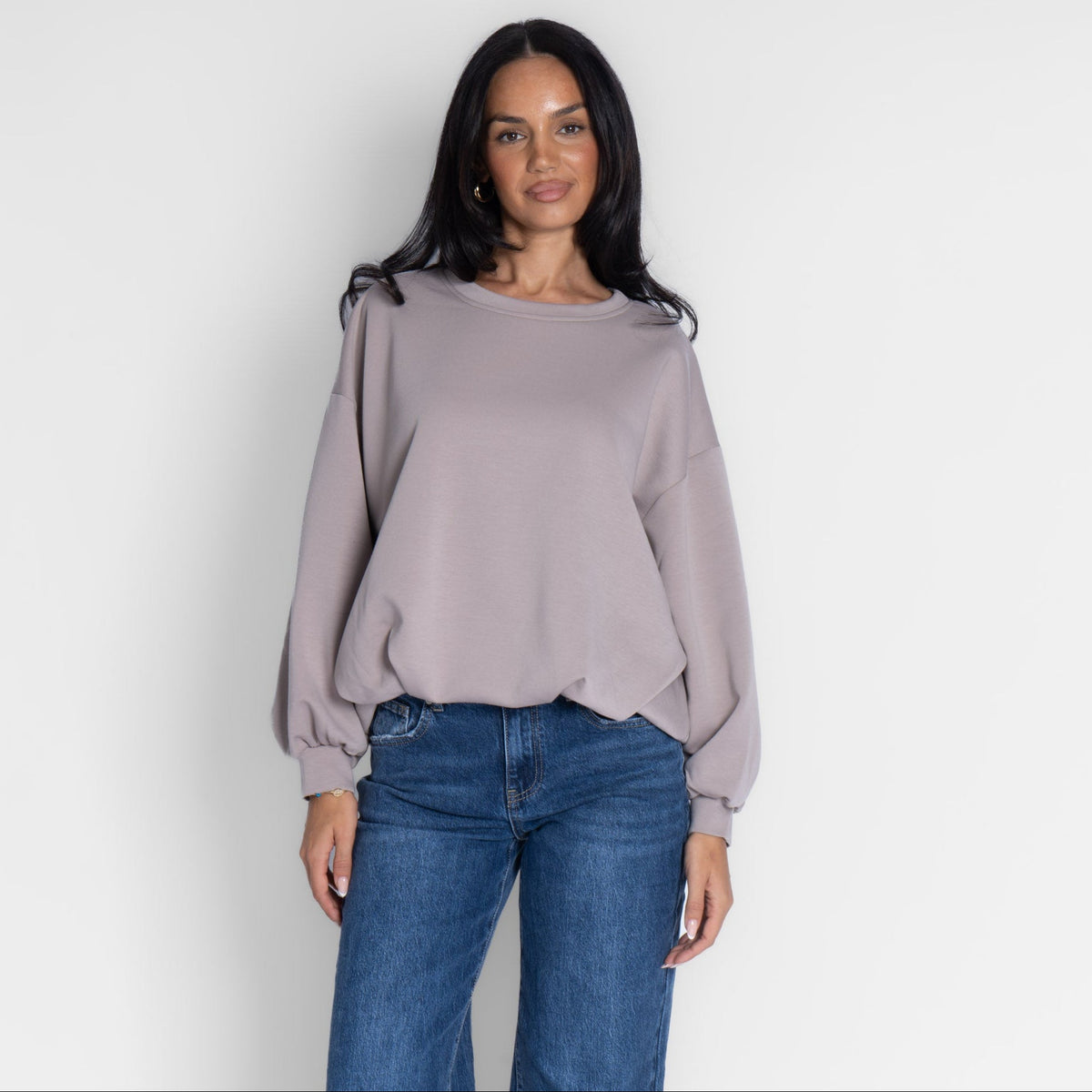 Mara | Jersey oversize fruncido