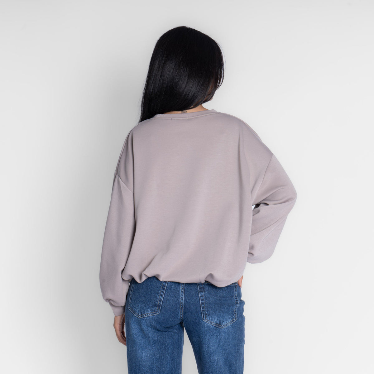 Mara | Jersey oversize fruncido