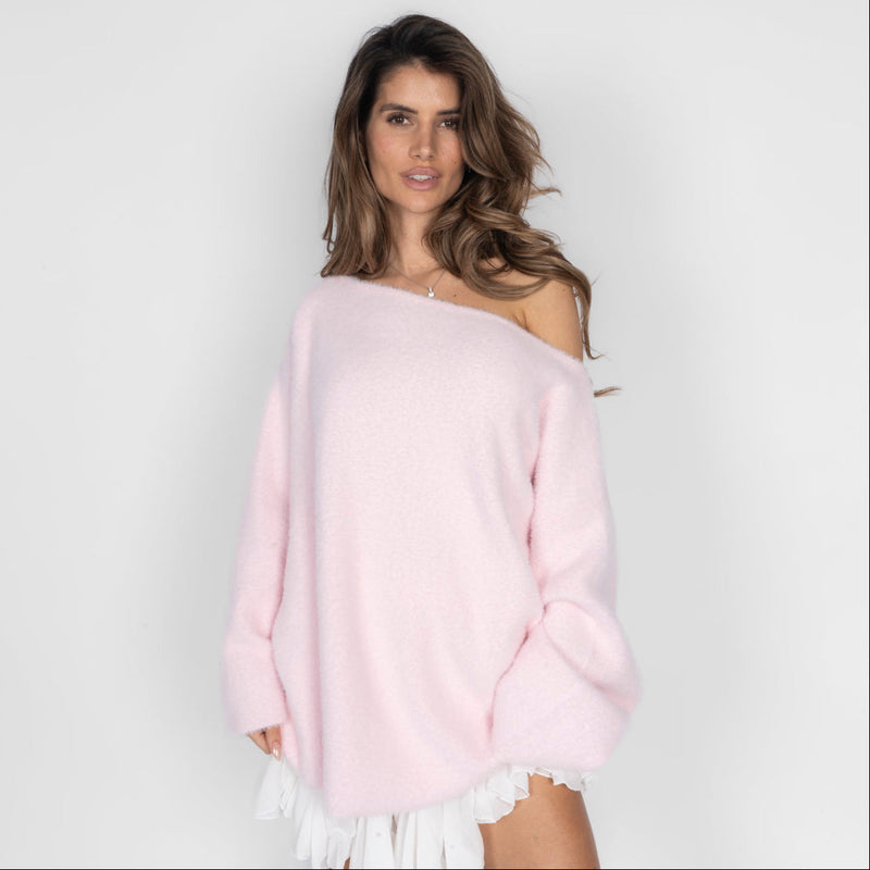Lorena | Jersey de hombros descubiertos