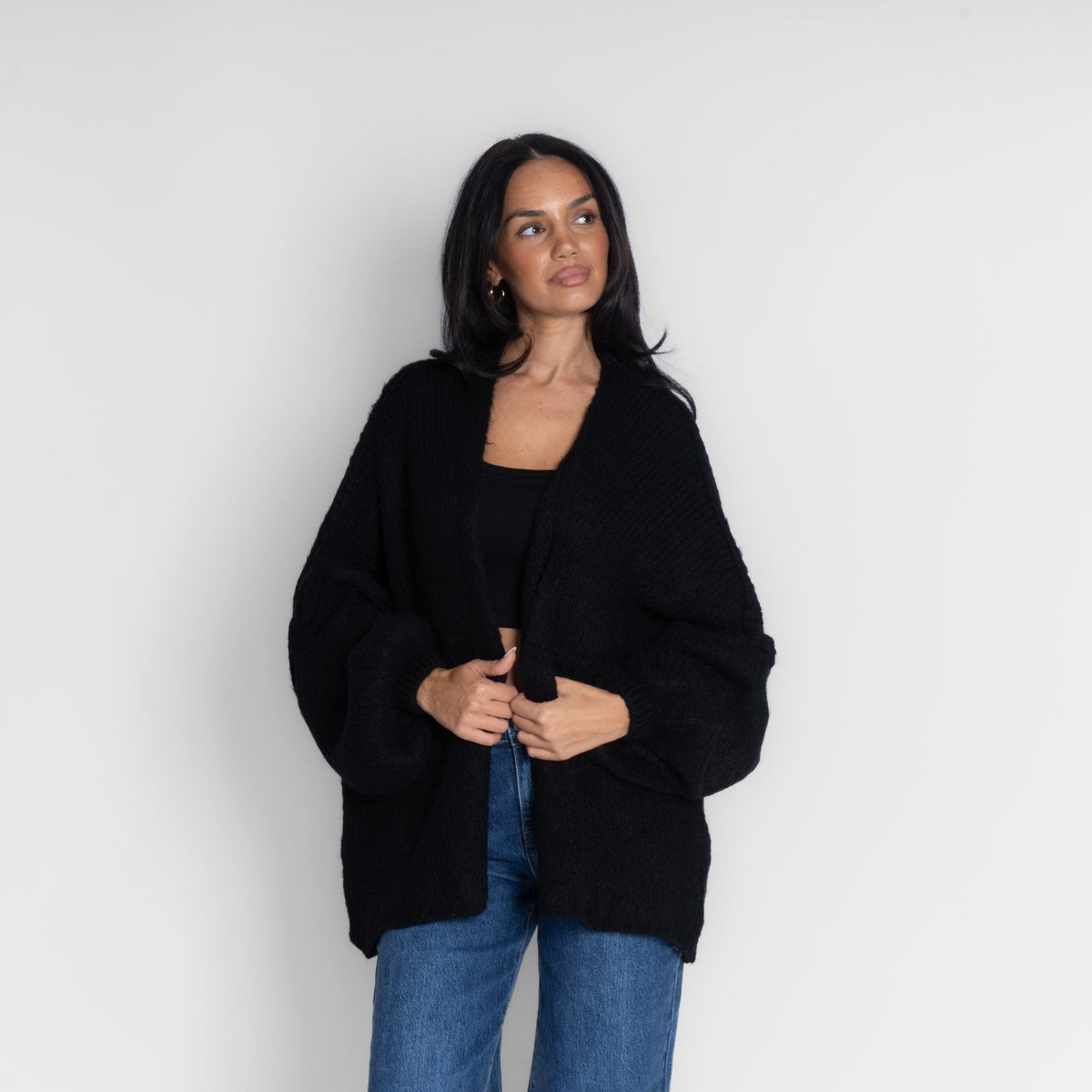 Clarisa | Cárdigan oversize abierto