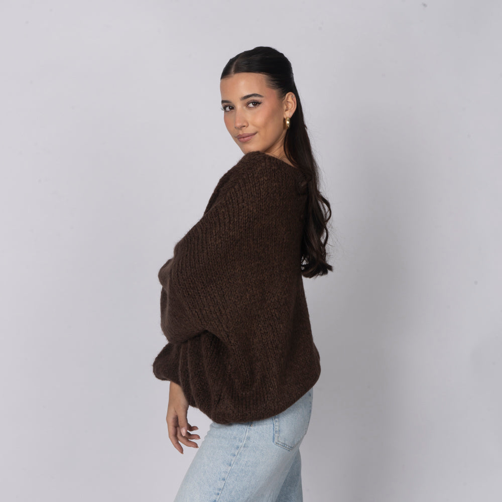 Zoe | Jersey de hombros descubiertos