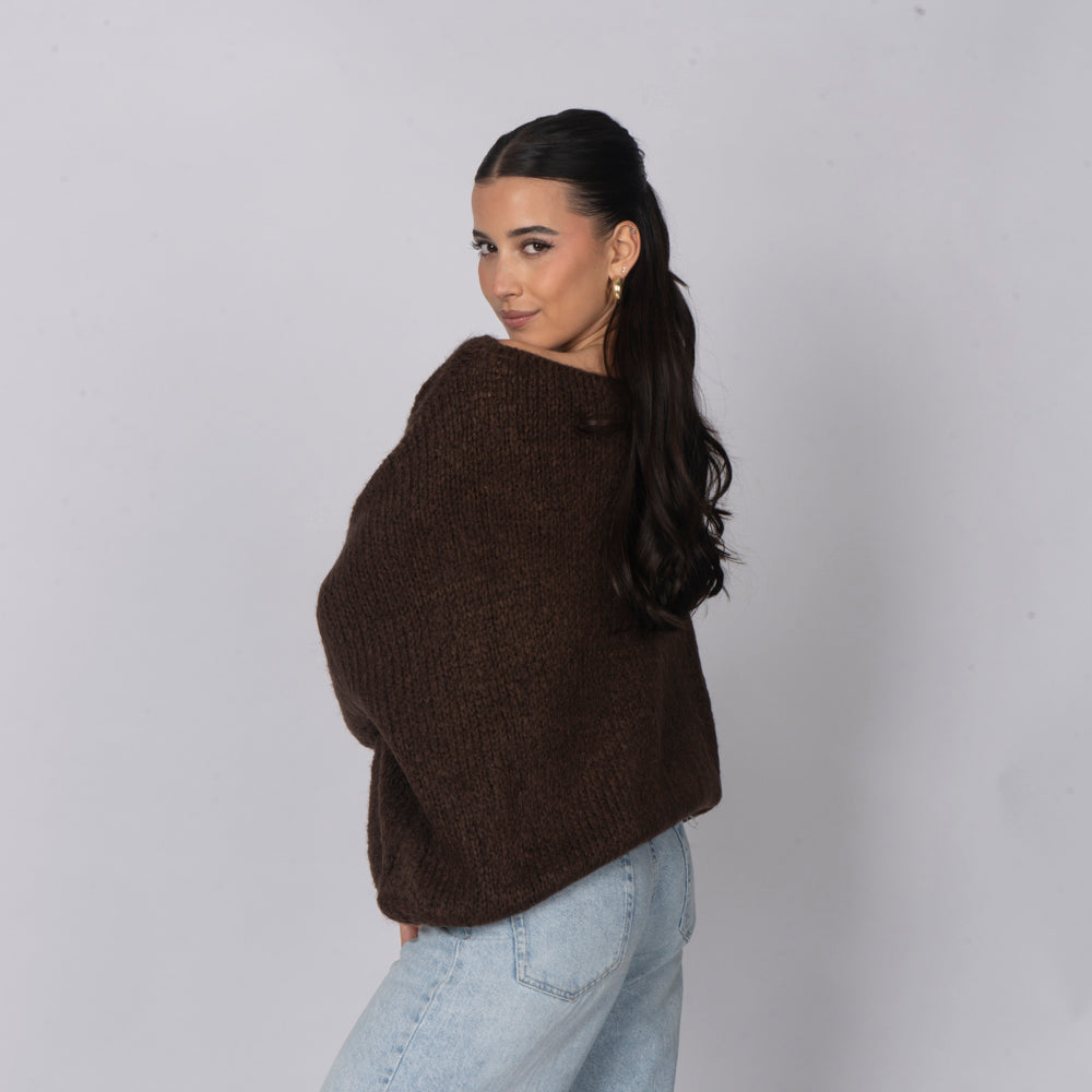 Zoe | Jersey de hombros descubiertos