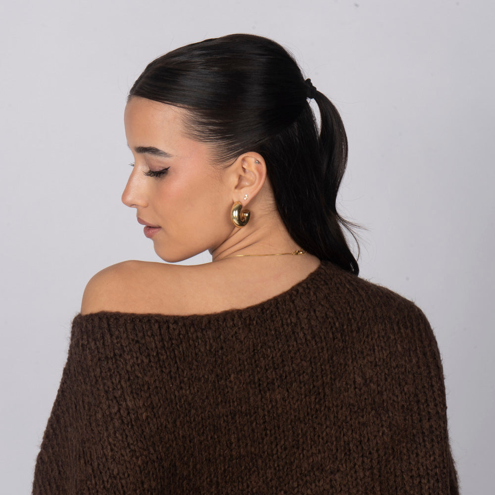 Zoe | Jersey de hombros descubiertos