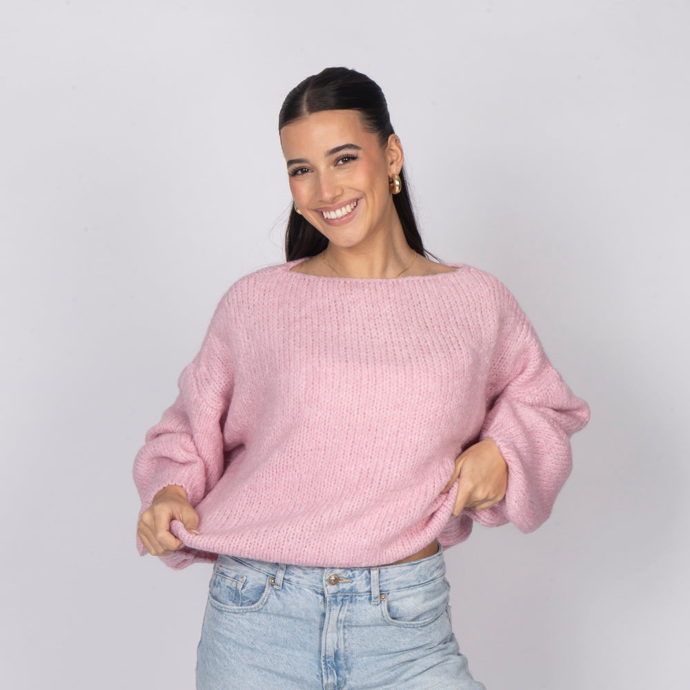Zoe | Jersey de hombros descubiertos