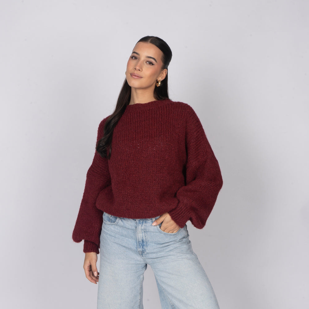 Silvia | Jersey oversize de cuello redondo
