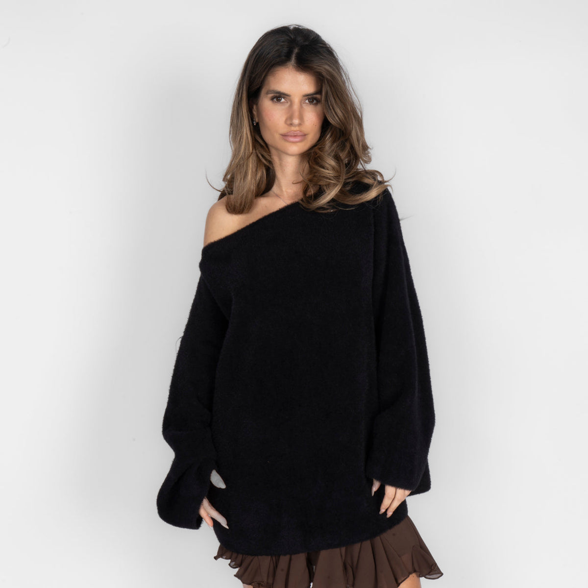 Lorena | Jersey de hombros descubiertos