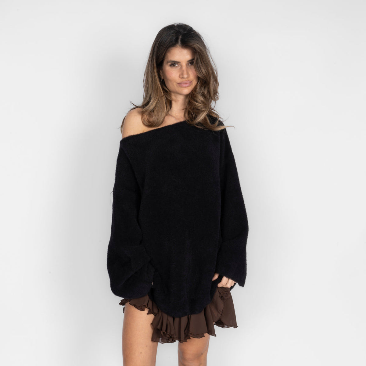 Lorena | Jersey de hombros descubiertos