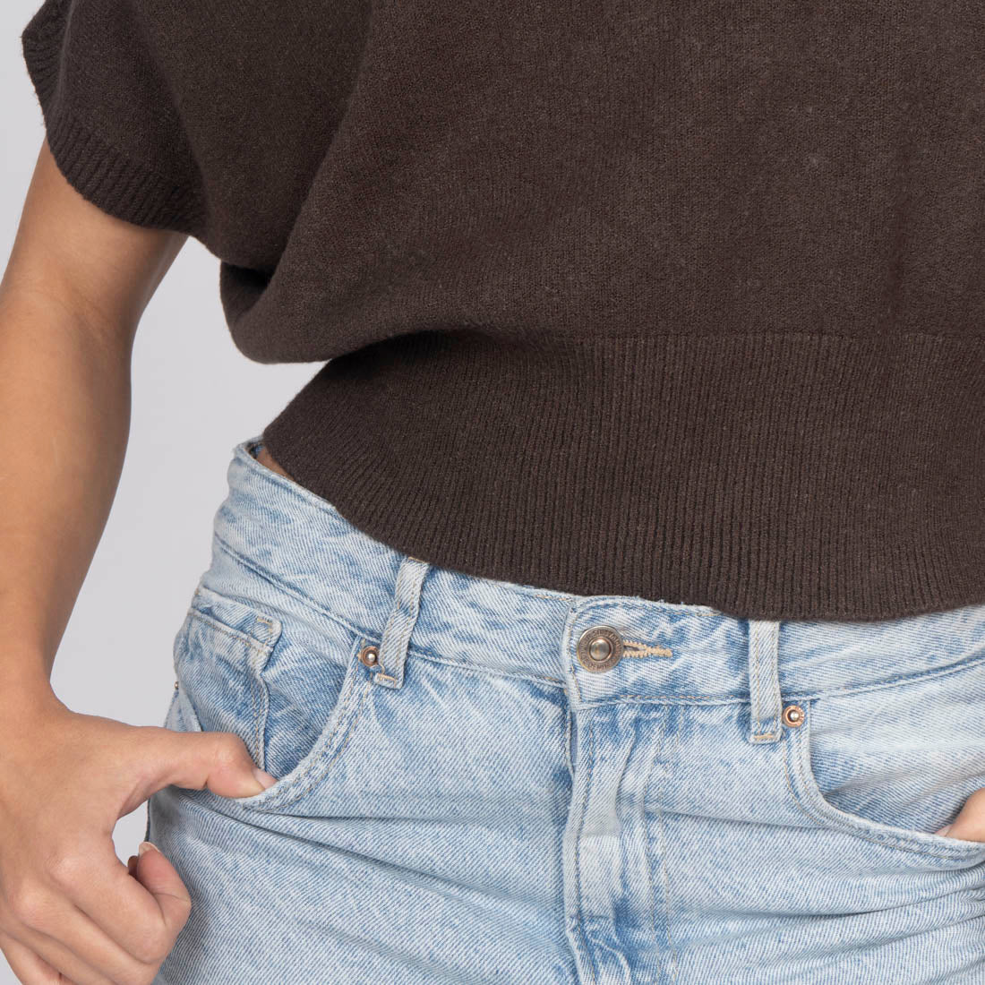 Alejandra | Top de punto boxy