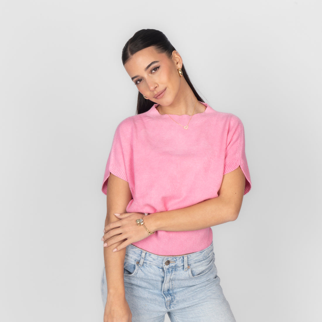 Alejandra | Top de punto boxy