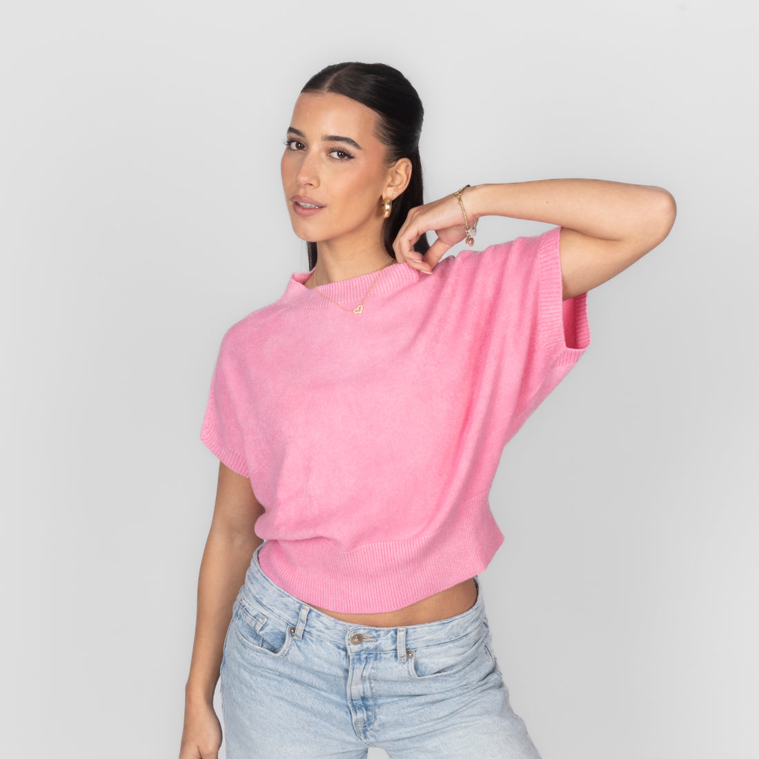 Alejandra | Top de punto boxy