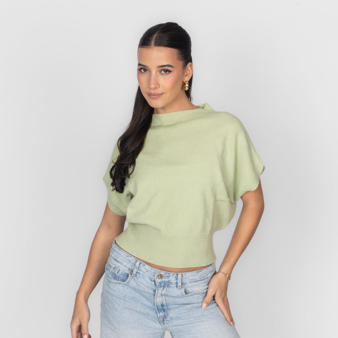 Alejandra | Top de punto boxy