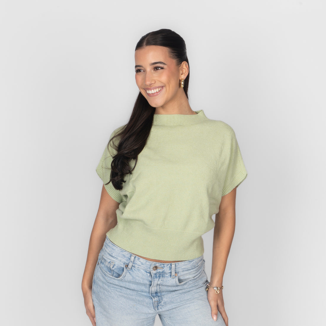 Alejandra | Top de punto boxy