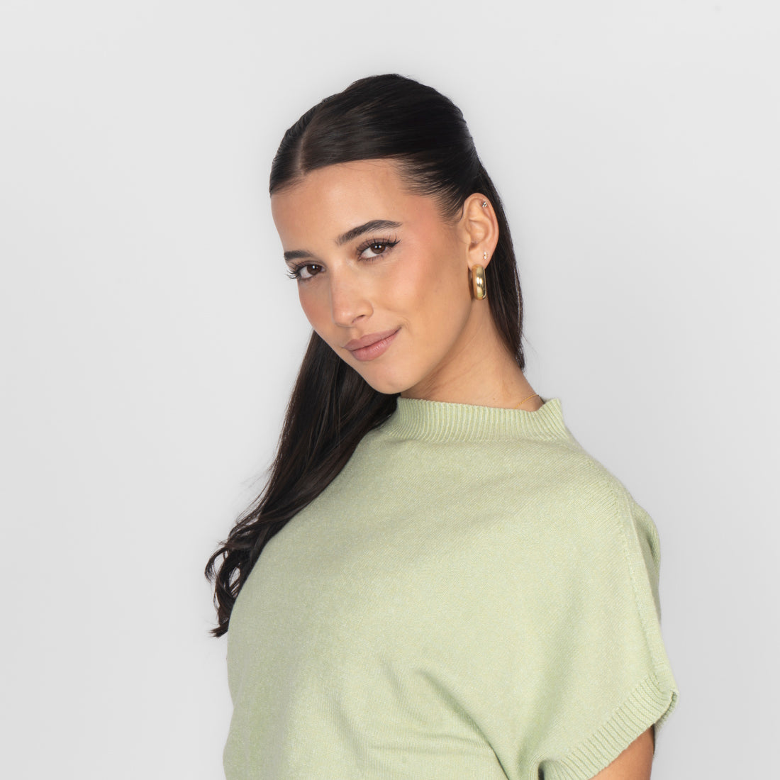 Alejandra | Top de punto boxy