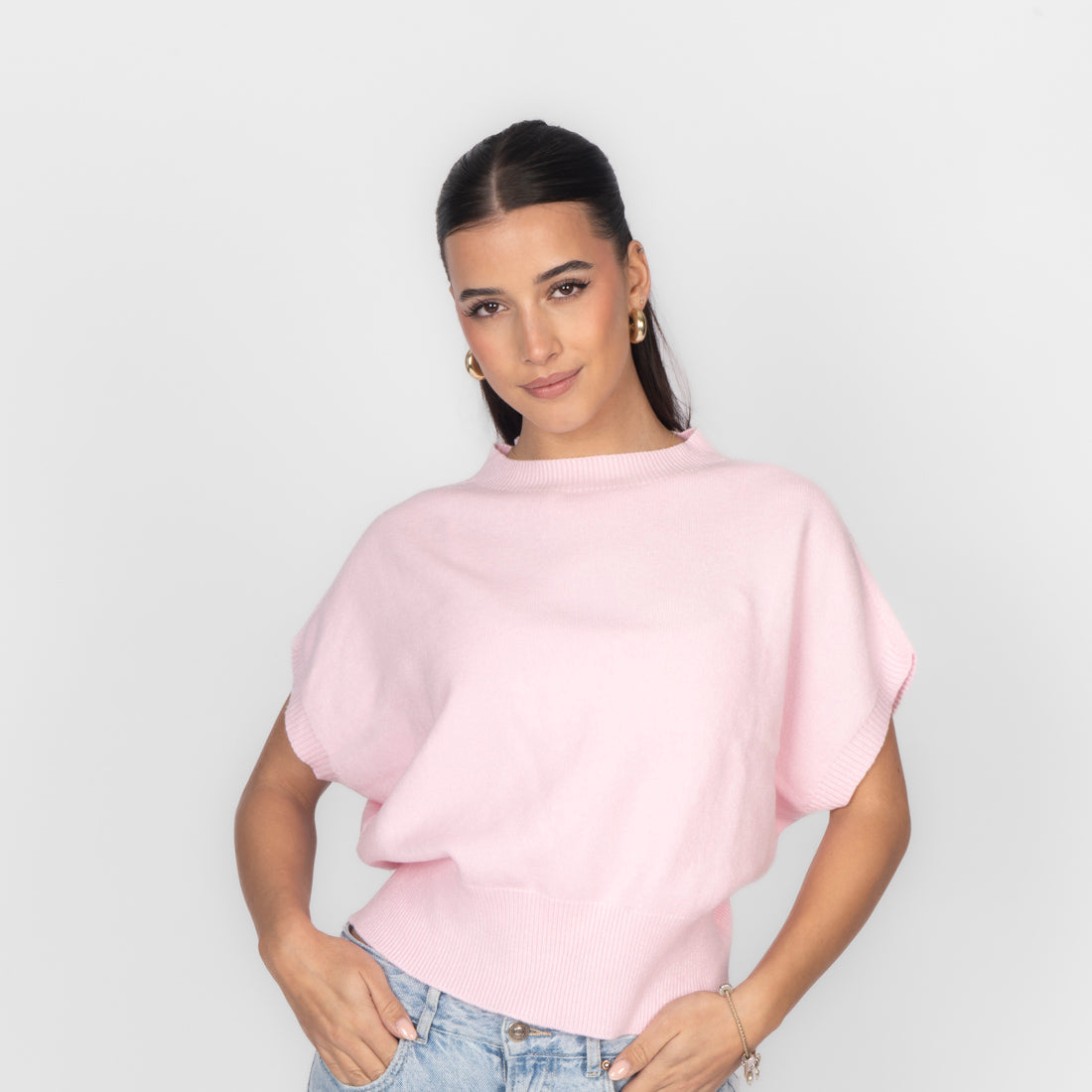 Alejandra | Top de punto boxy