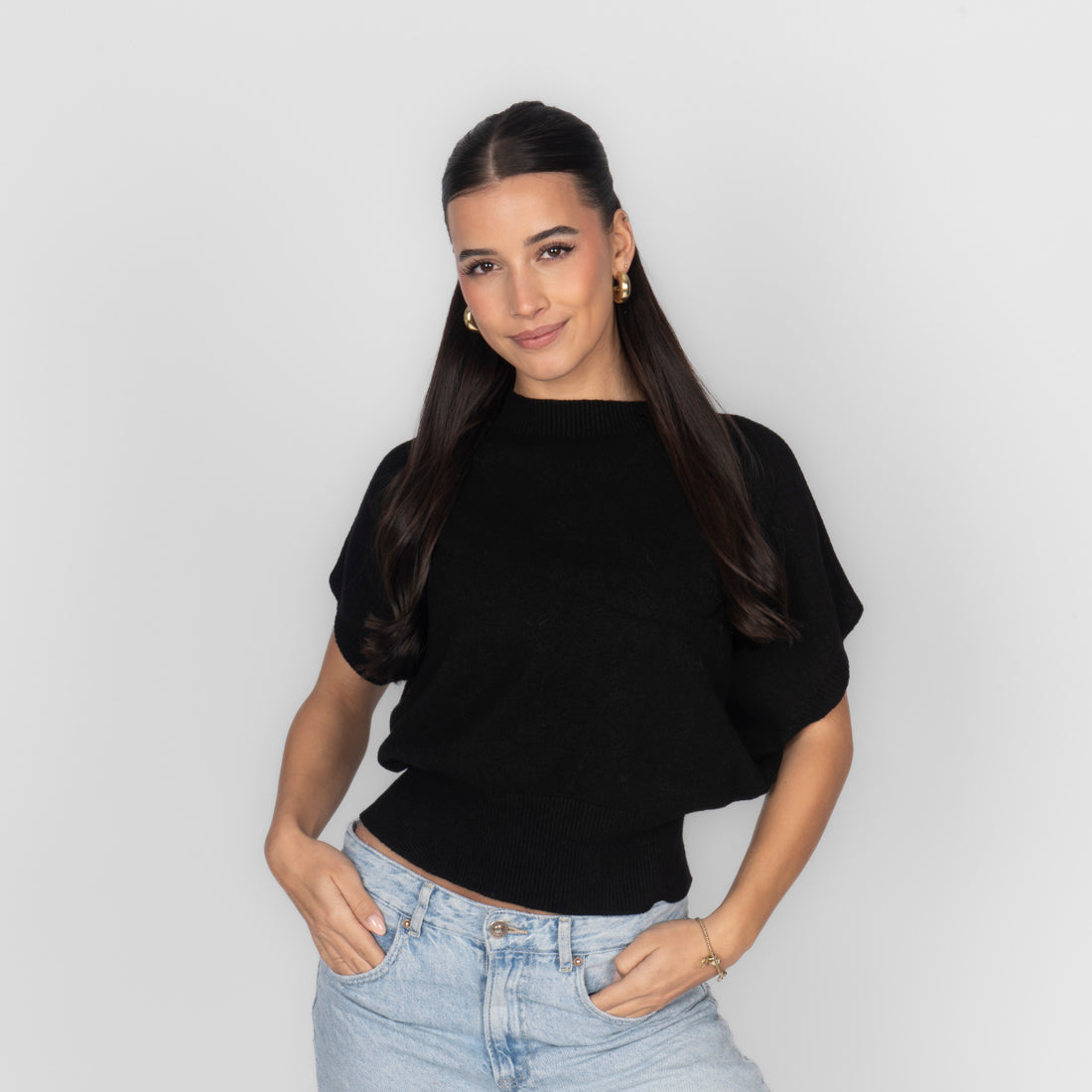Alejandra | Top de punto boxy