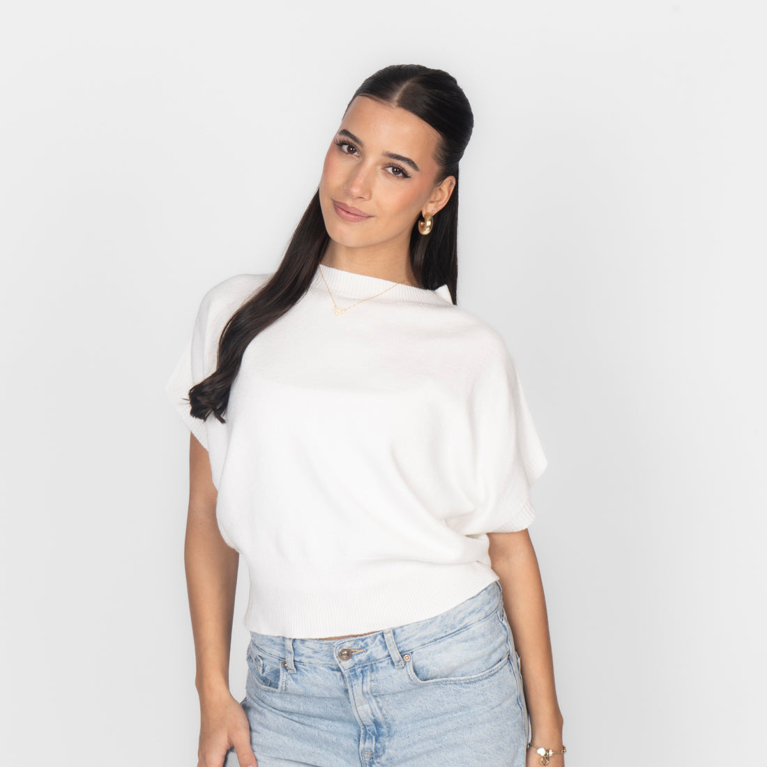 Alejandra | Top de punto boxy