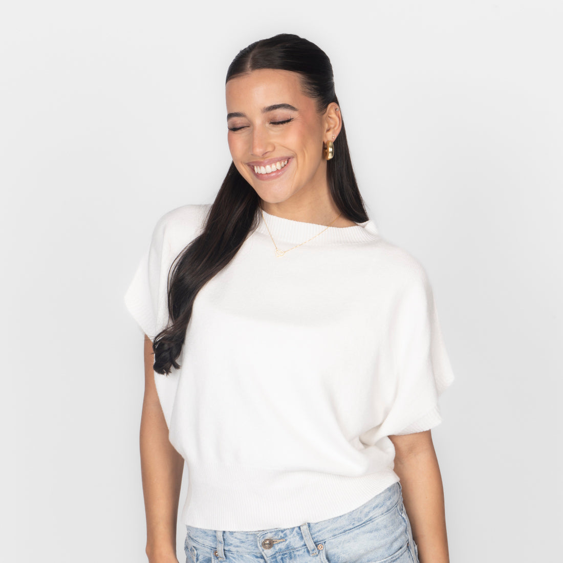 Alejandra | Top de punto boxy