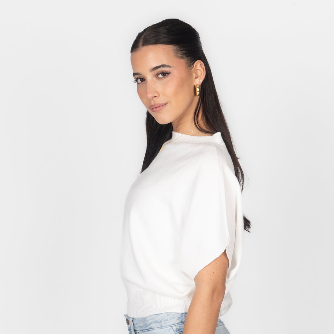 Alejandra | Top de punto boxy