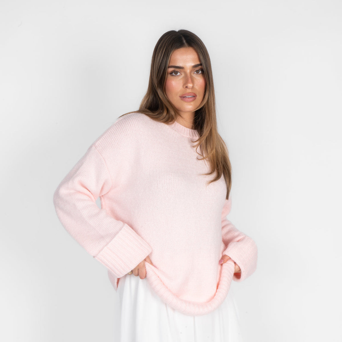 Beatriz | Jersey oversize con puños vueltos