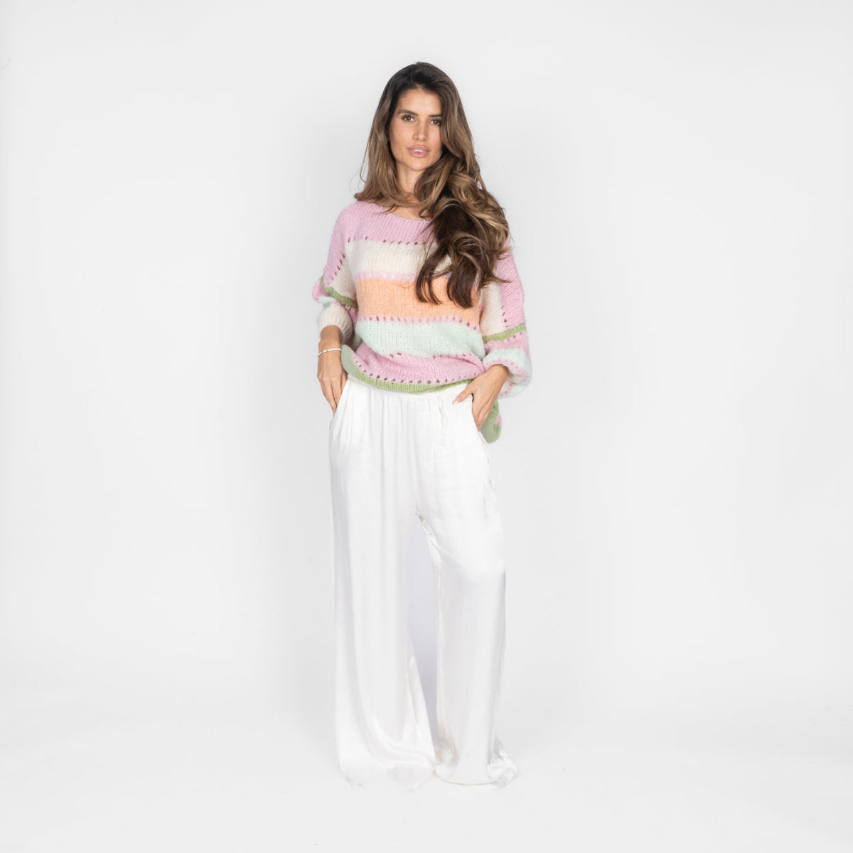 Estela | Jersey de rayas pastel