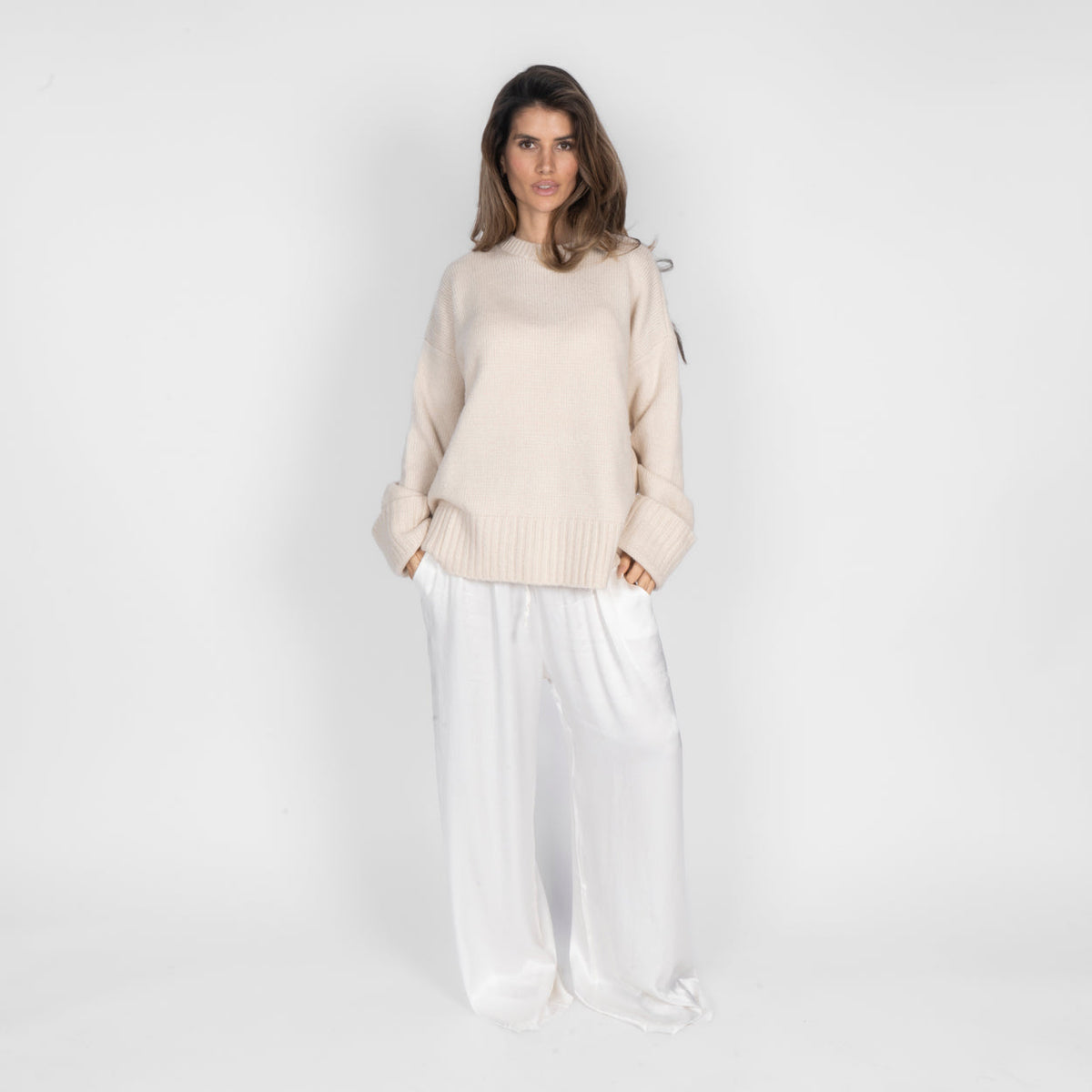 Beatriz | Jersey oversize con puños vueltos