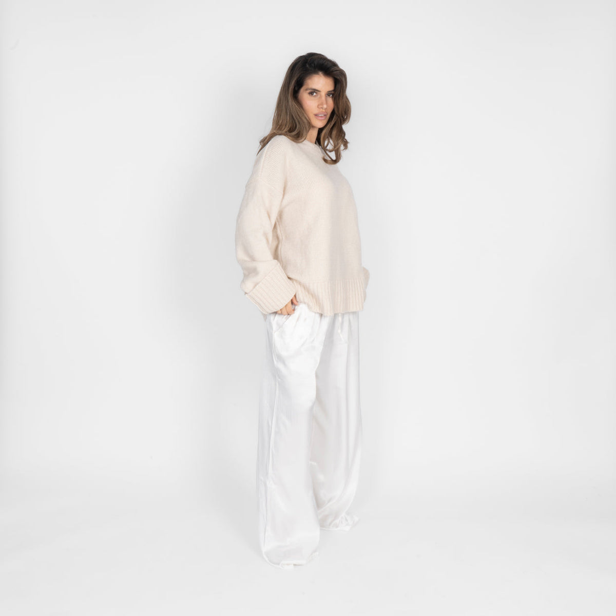 Beatriz | Jersey oversize con puños vueltos