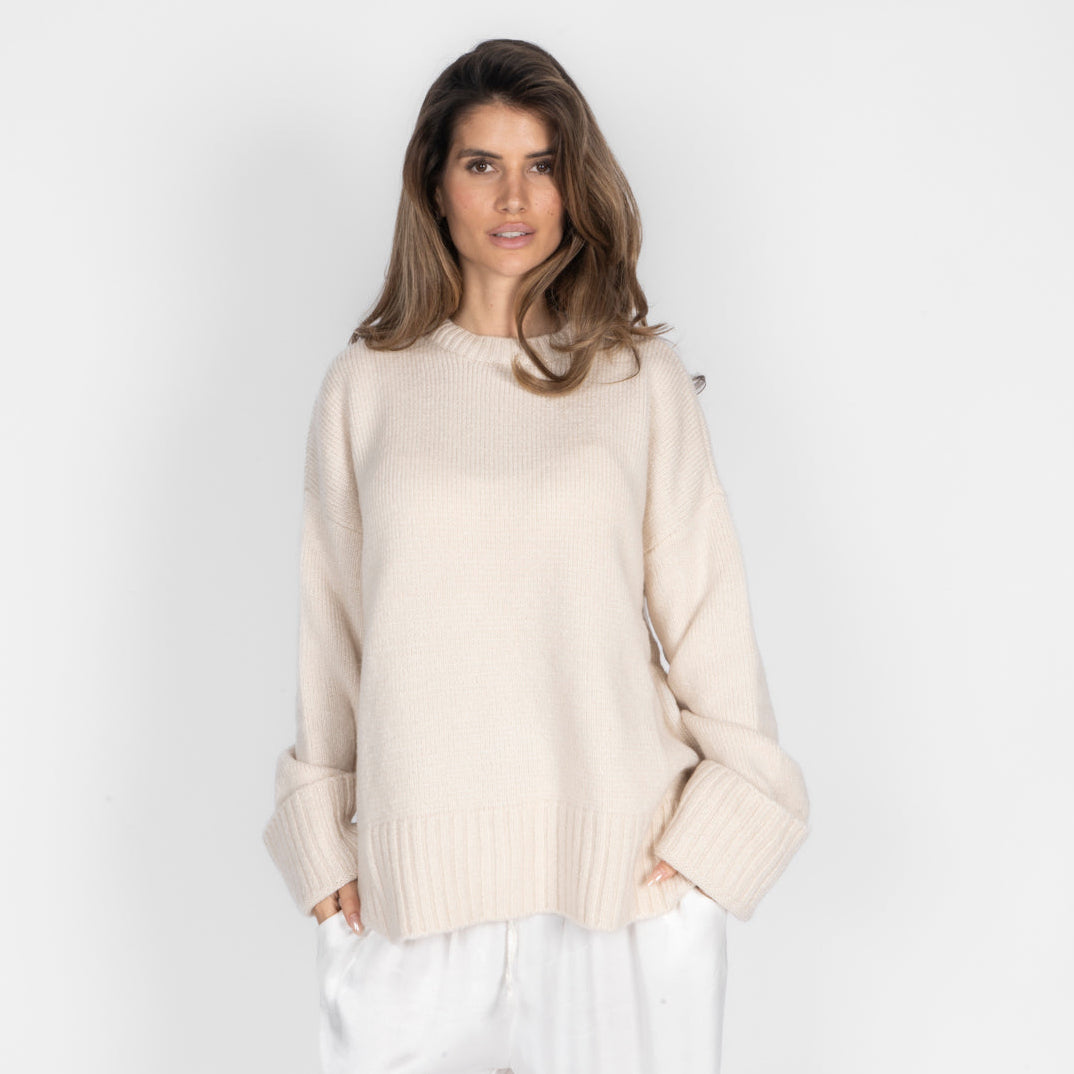 Beatriz | Jersey oversize con puños vueltos