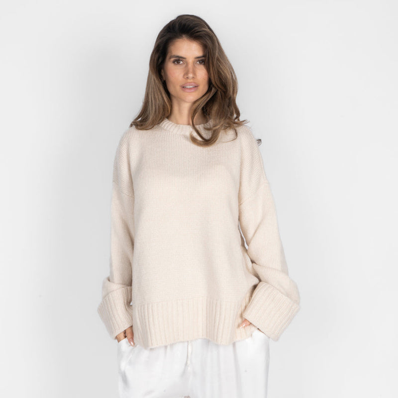Beatriz | Jersey oversize con puños vueltos