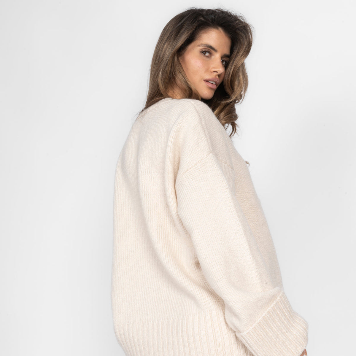 Beatriz | Jersey oversize con puños vueltos