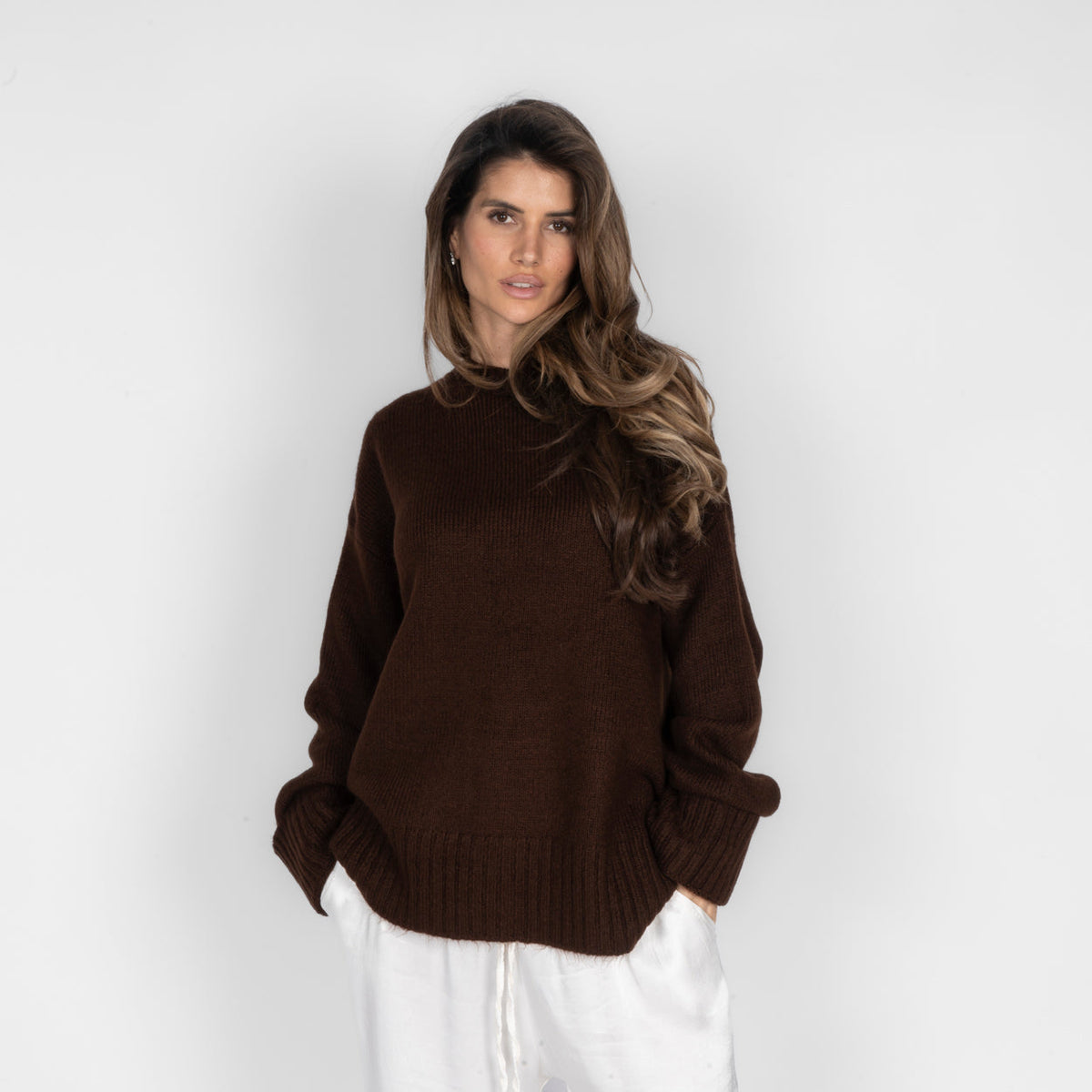 Beatriz | Jersey oversize con puños vueltos