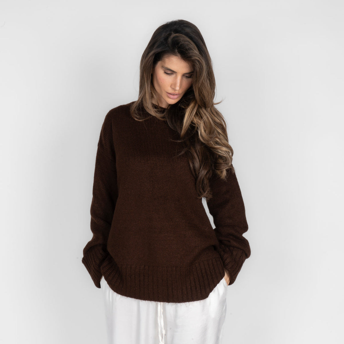 Beatriz | Jersey oversize con puños vueltos