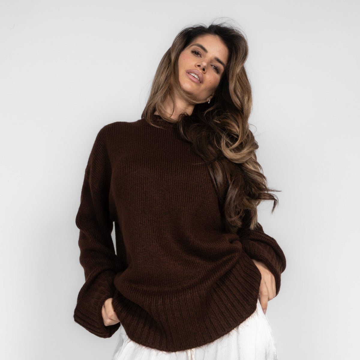 Beatriz | Jersey oversize con puños vueltos