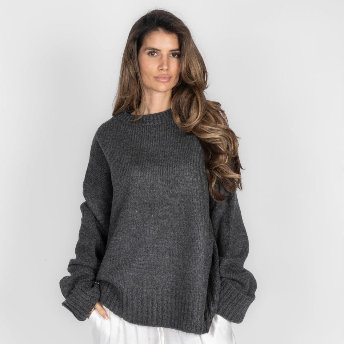 Beatriz | Jersey oversize con puños vueltos