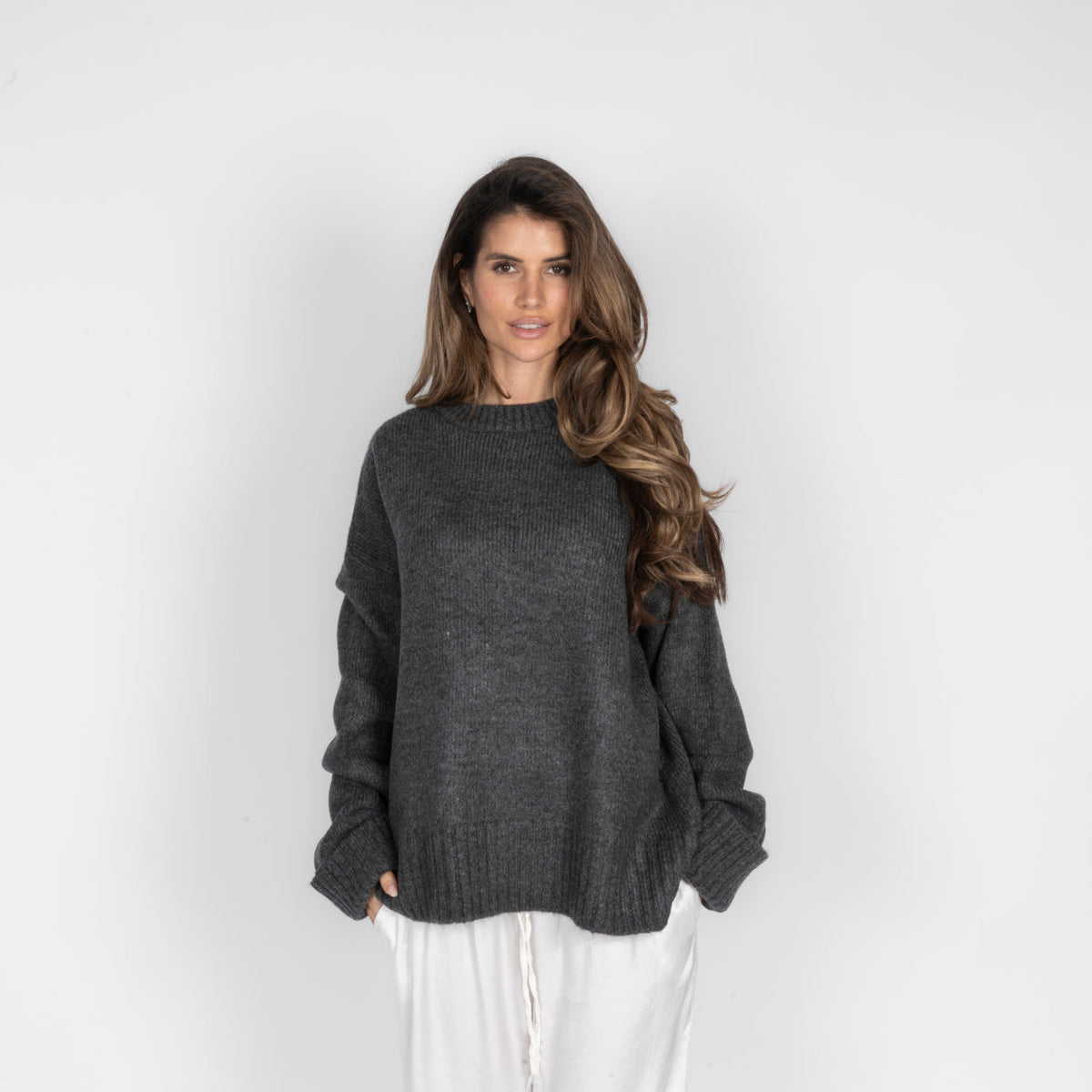 Beatriz | Jersey oversize con puños vueltos
