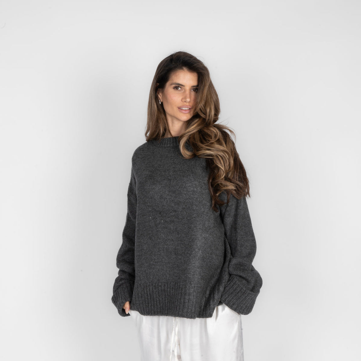 Beatriz | Jersey oversize con puños vueltos