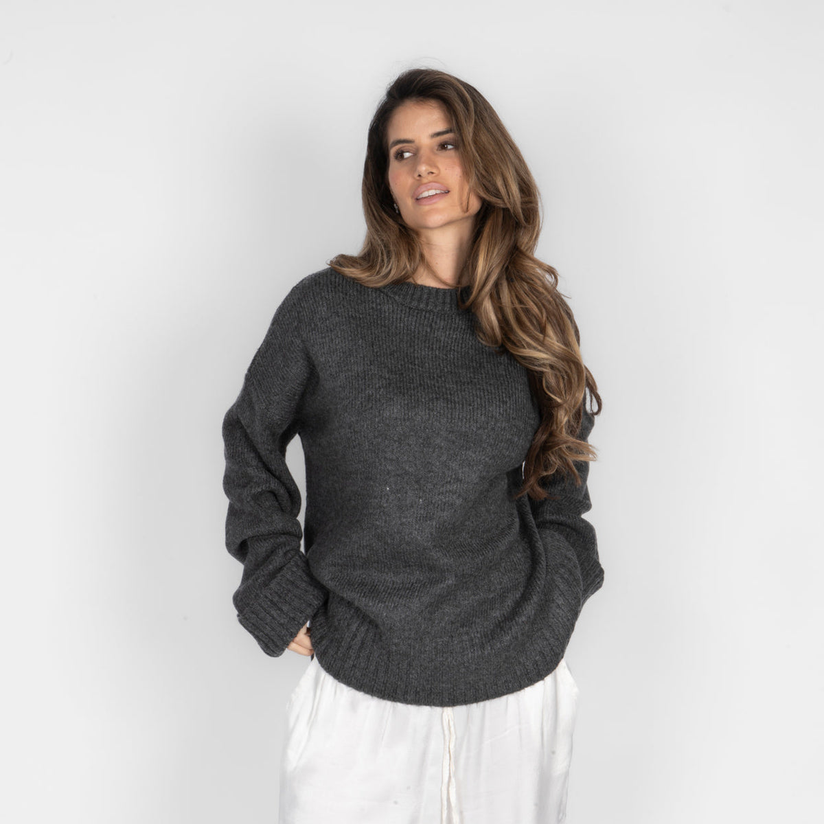 Beatriz | Jersey oversize con puños vueltos