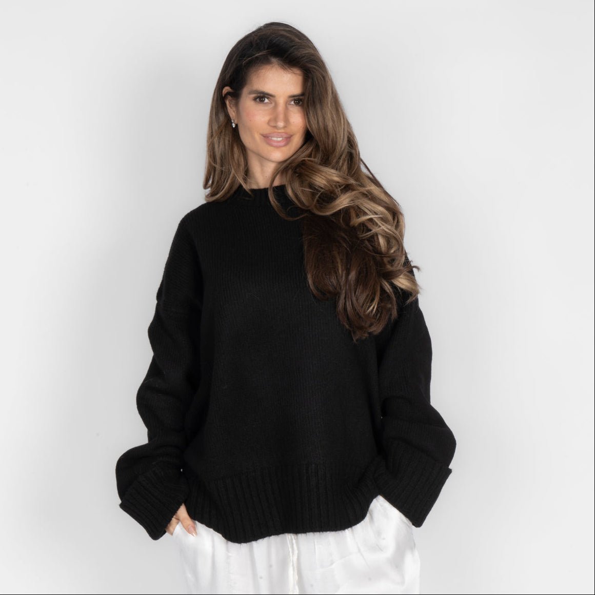 Beatriz | Jersey oversize con puños vueltos