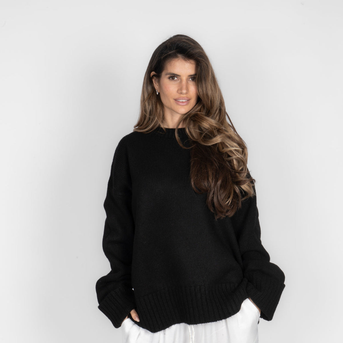 Beatriz | Jersey oversize con puños vueltos