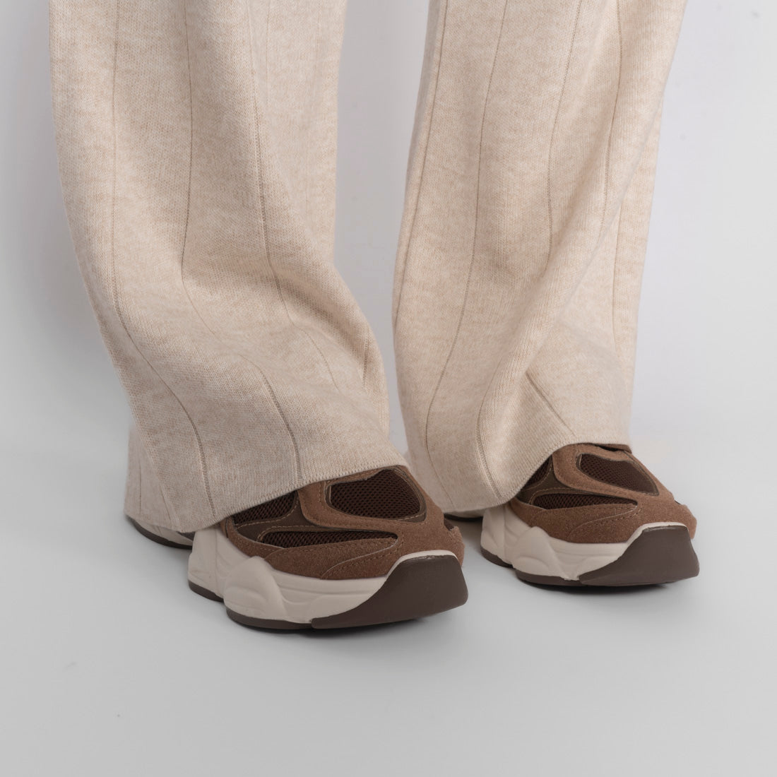 Alexia | Pantalón de punto acanalado