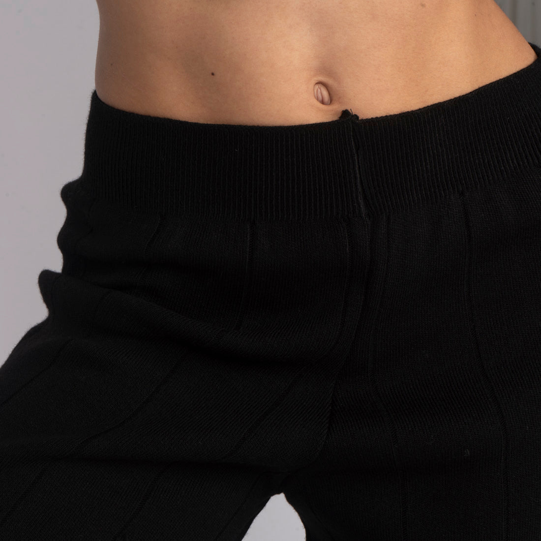 Alexia | Pantalón de punto acanalado