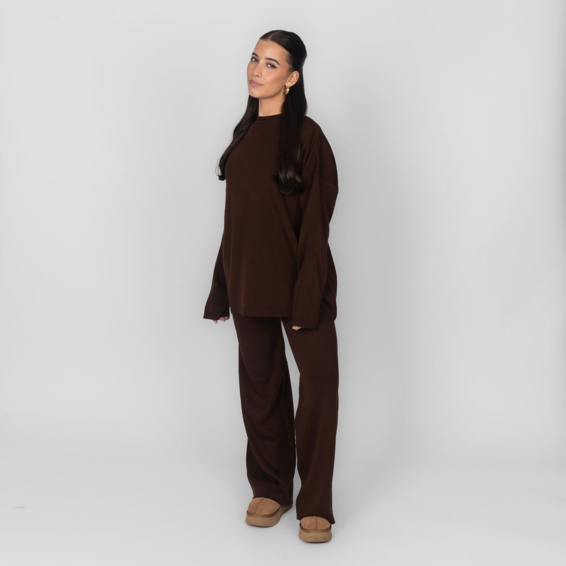 Mónica | Conjunto de top y pantalón de punto