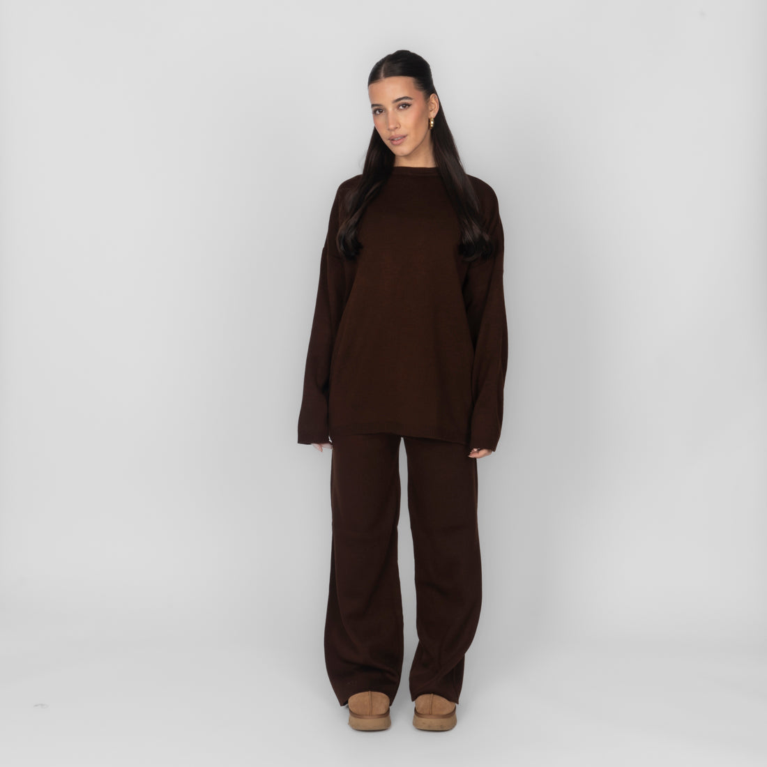 Mónica | Conjunto de top y pantalón de punto