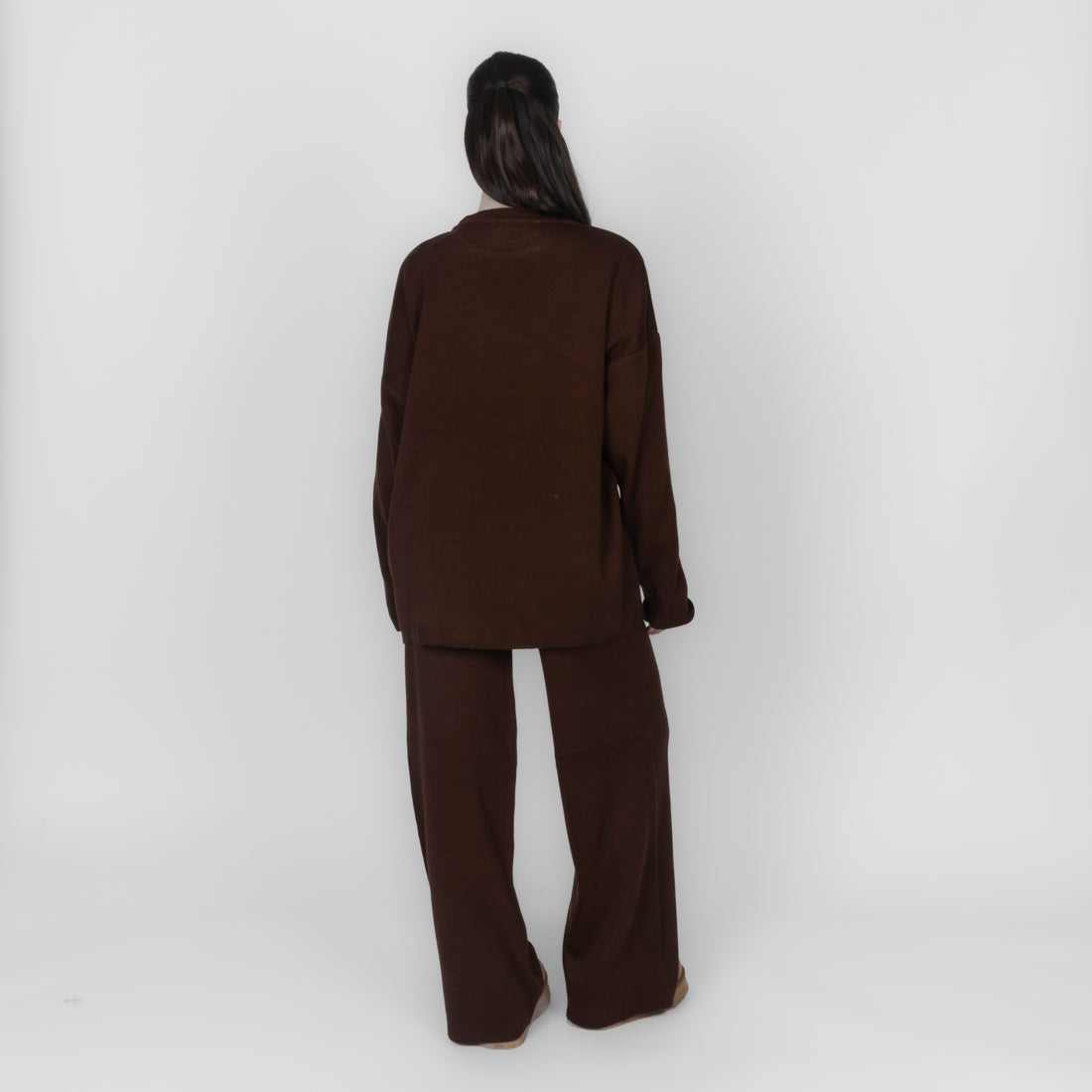 Mónica | Conjunto de top y pantalón de punto