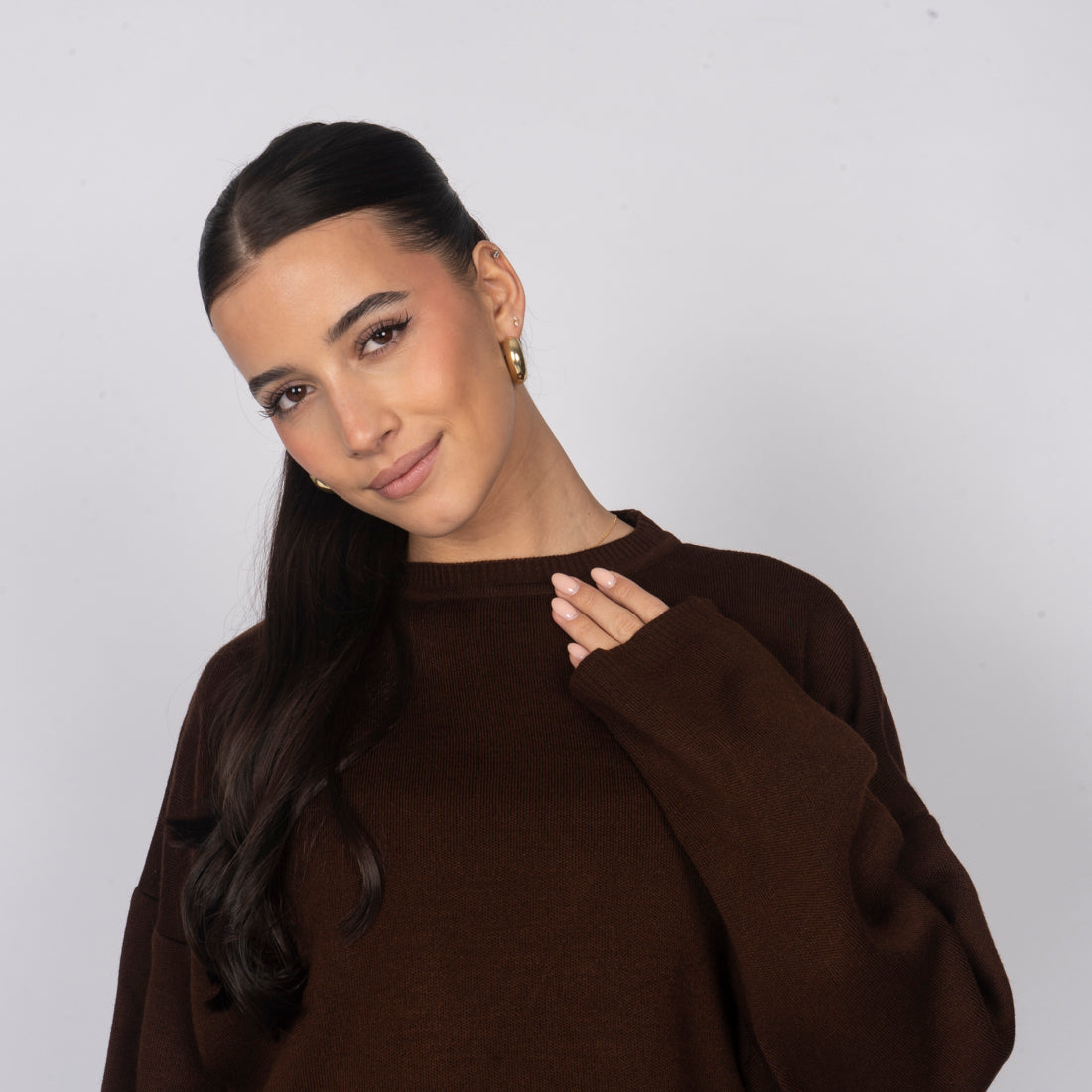 Mónica | Conjunto de top y pantalón de punto