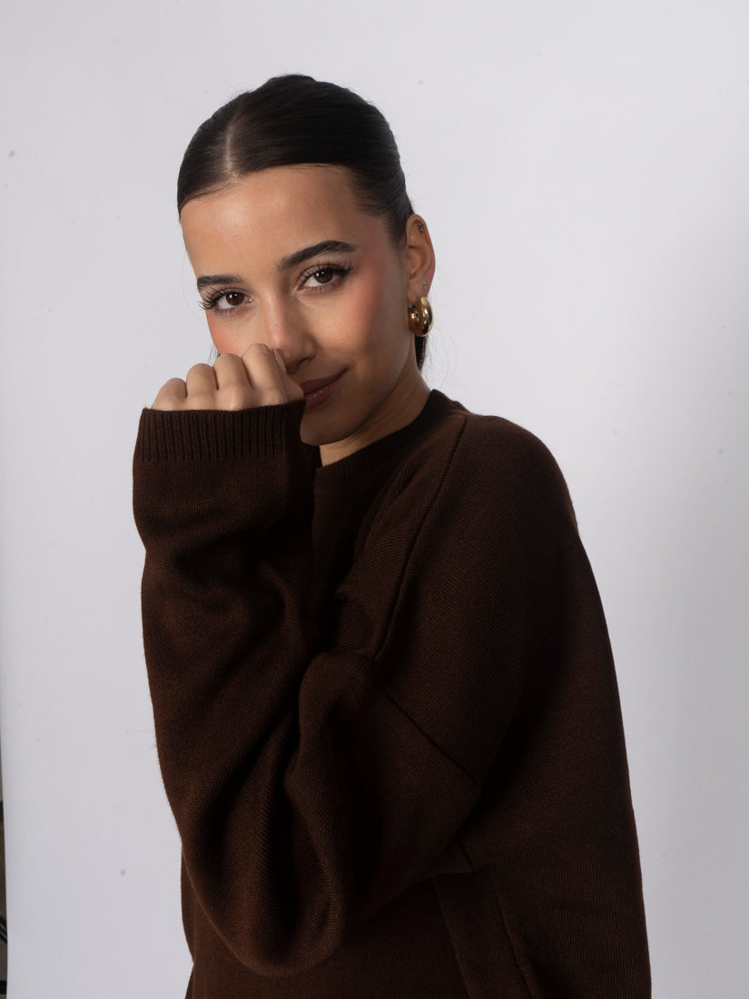 Mónica | Conjunto de top y pantalón de punto